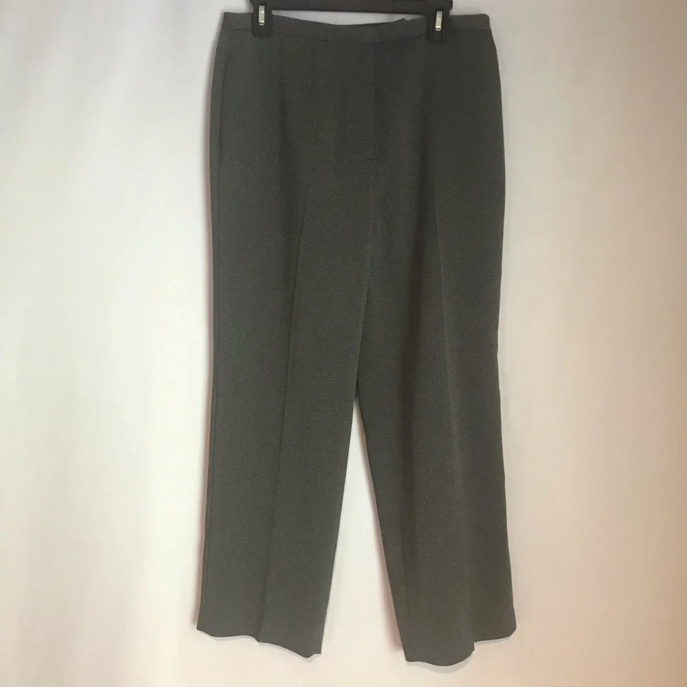 Tahari ASL Pantsuit Women's Petite Size 12P Grey 2-Piece Set Blazer & Pant - Picture 9 of 12
